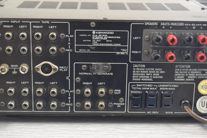 Kenwood KA-9100 Stereo Integrated Amplifier * 90W RMS * 1977