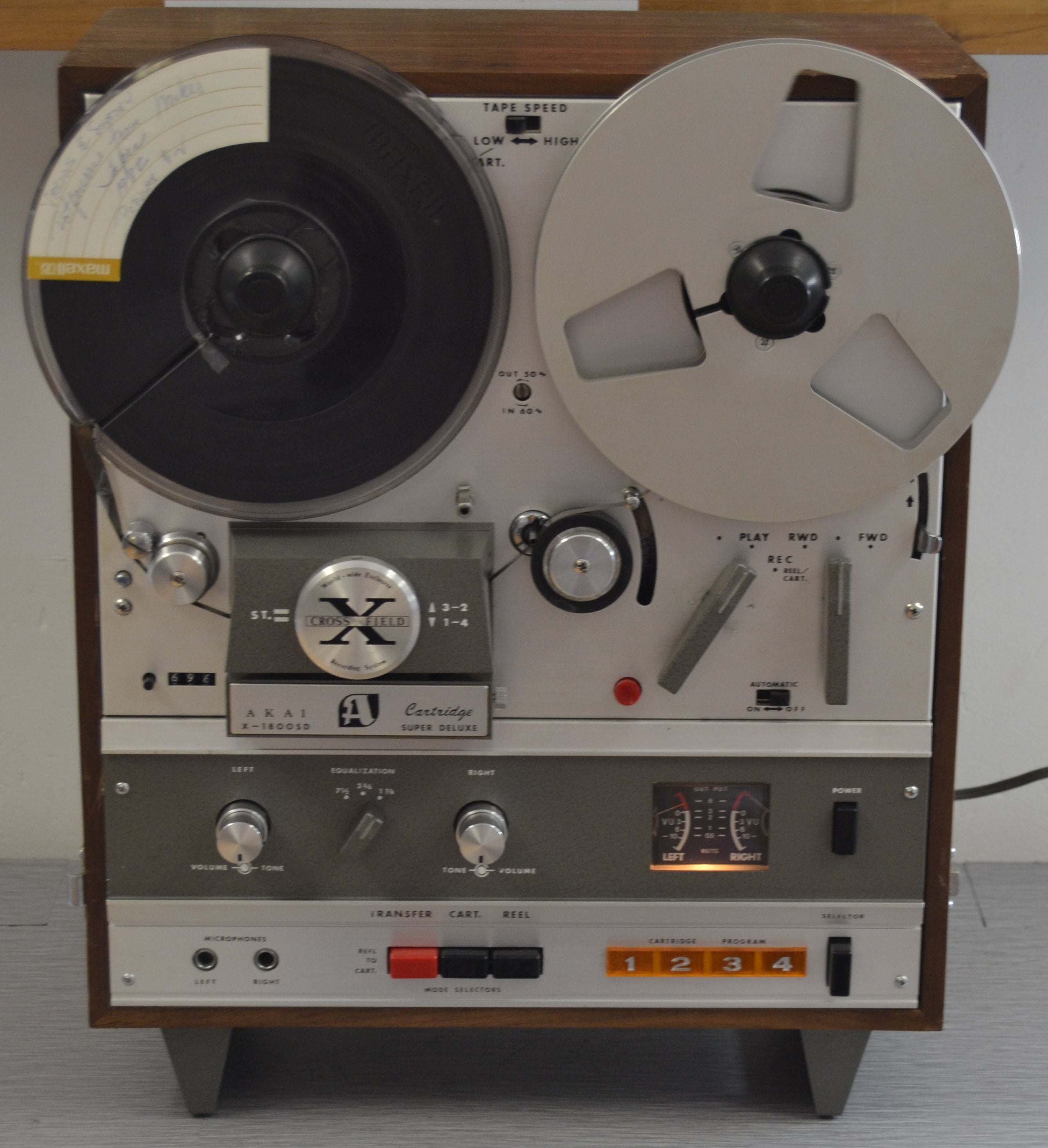 Akai X1800SD Reel to Reel/8 Track Tape Recorder (1970) – The