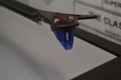 Pro-Ject Classic Turntable - Ortofon Blue Cartridge ( needs new stylus ) - Leather Mat