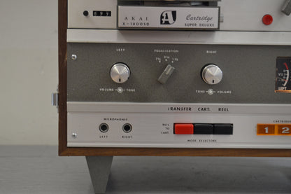 Akai X1800SD Reel to Reel/8 Track Tape Recorder (1970)
