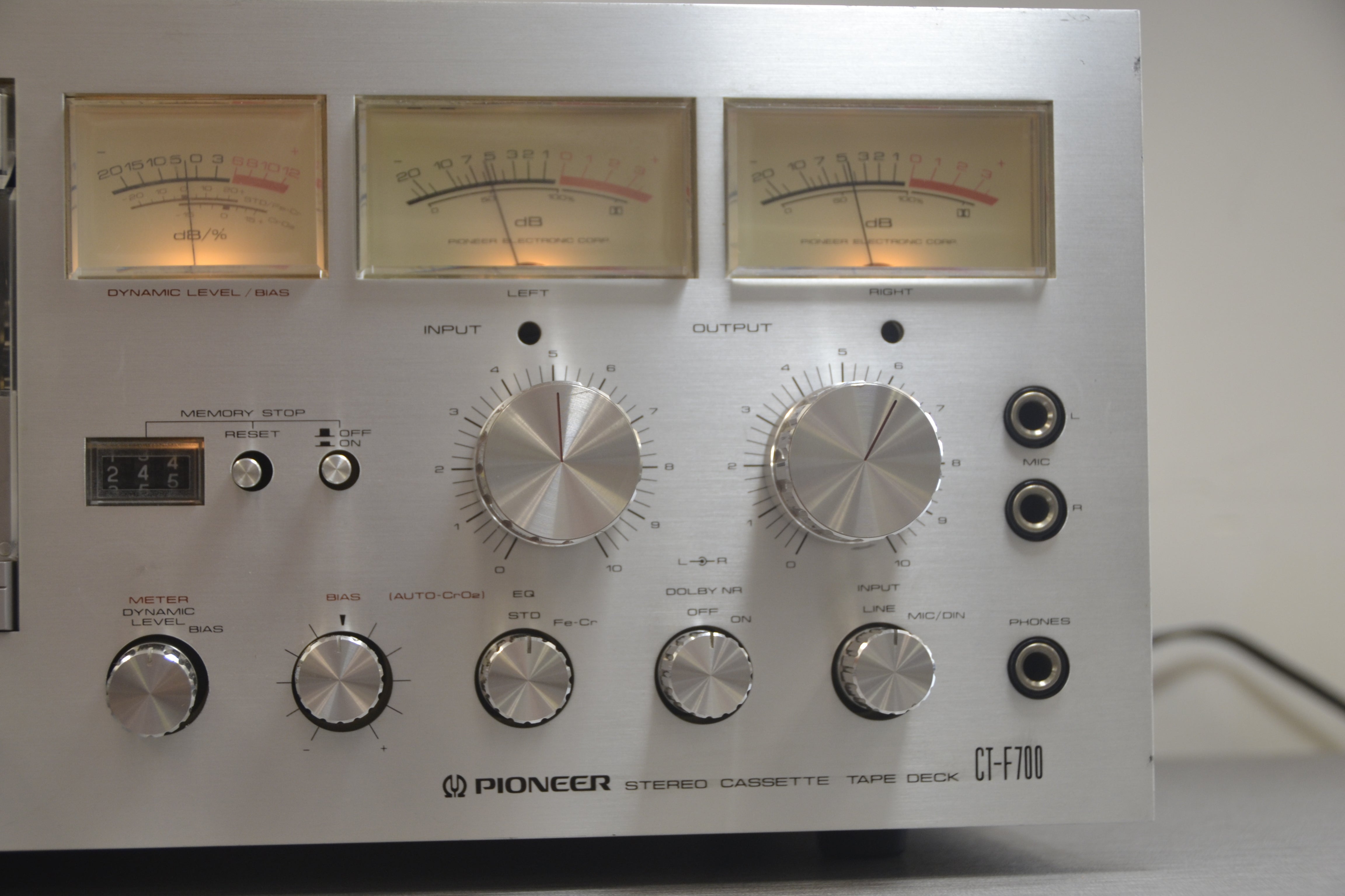Pioneer CT-F700 Single Cassette Deck * New Belts – The Turntable Store