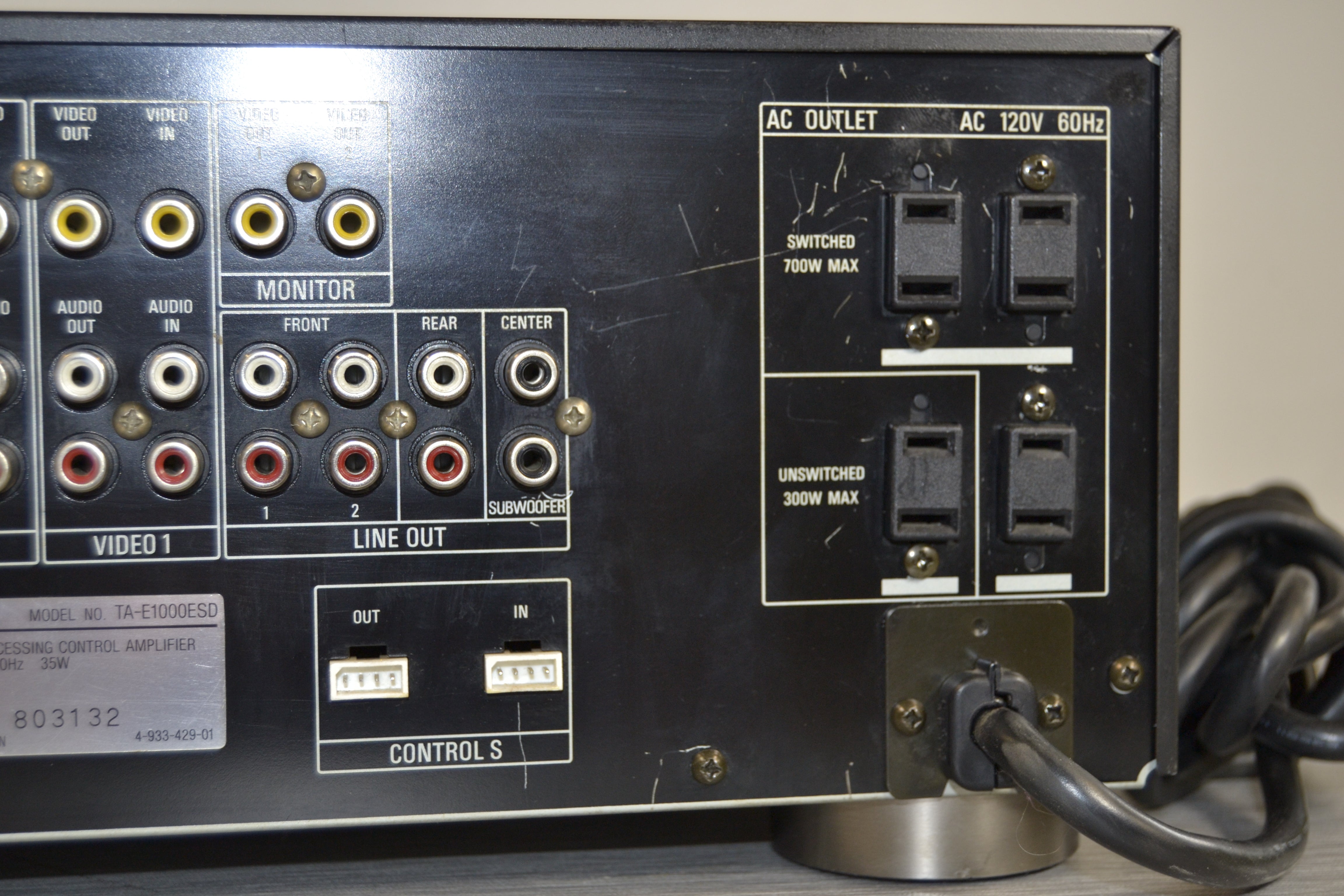 SONY TA-E1000ESD ソニー コントロールアンプ AVコントロールアンプ AV