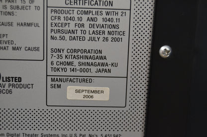 Sony DVP-CX995V DVD/CD/SACD Carousel 400 Discs * Remote