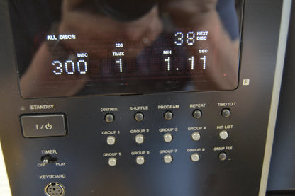 Sony CDP-CX355 CD Changer 300 Discs * Remote Control * 2009