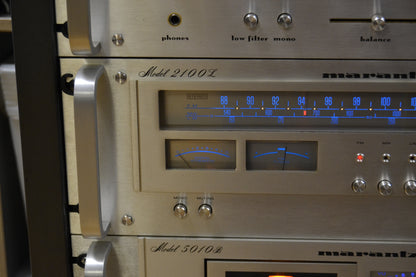 The Marantz Rack with 1090 Integrated Amplifier * 2100L Tuner * 5010B Cassette *