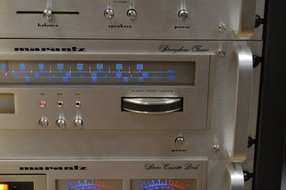 The Marantz Rack with 1090 Integrated Amplifier * 2100L Tuner * 5010B Cassette *