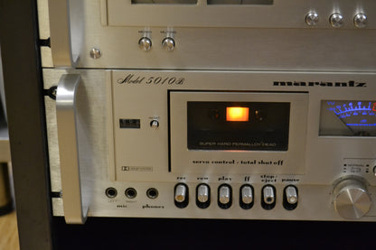 The Marantz Rack with 1090 Integrated Amplifier * 2100L Tuner * 5010B Cassette *