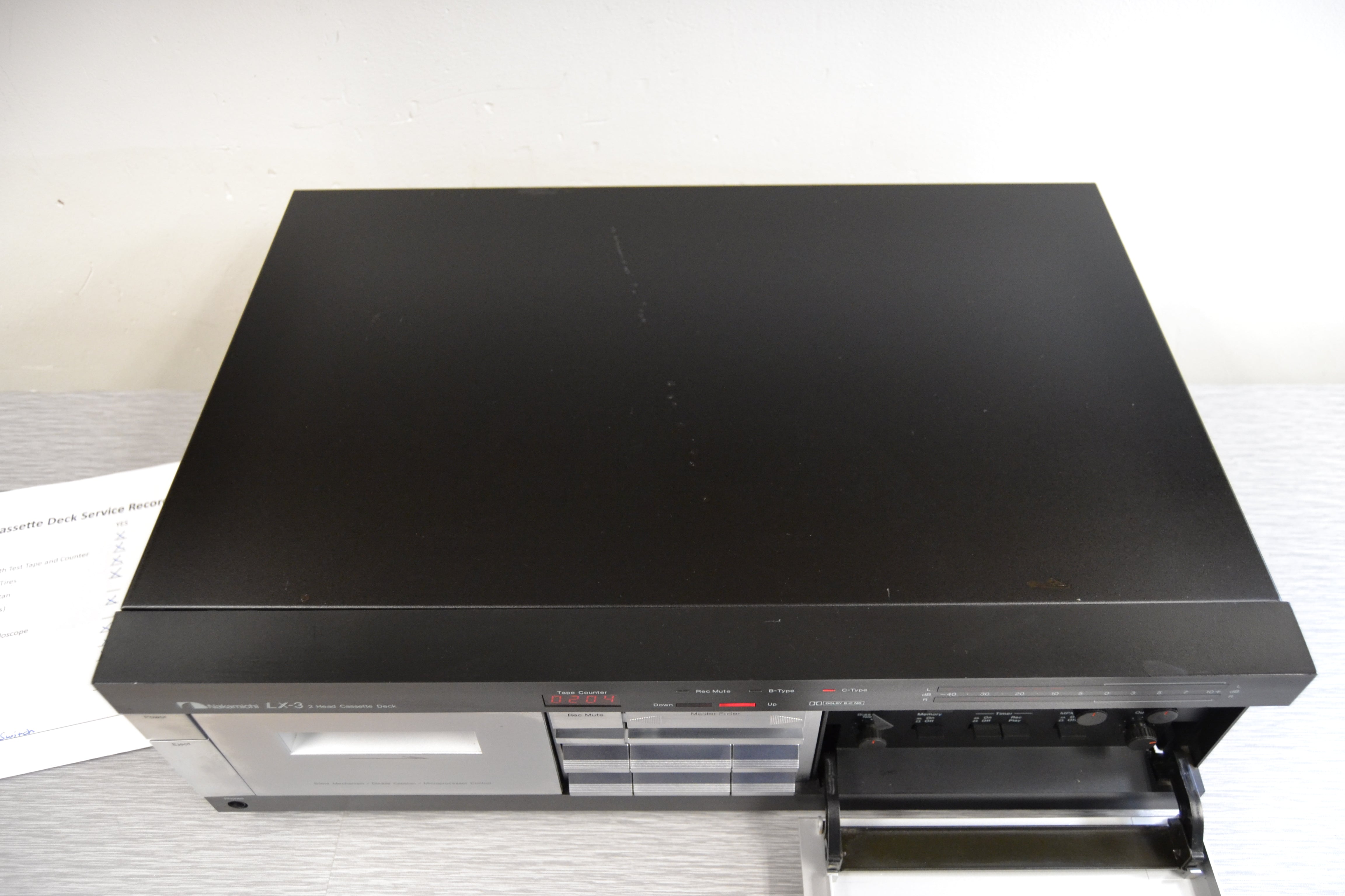 Nakamichi LX-3 Single Cassette Deck * Fully Serviced * – The