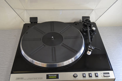 Toshiba SRQ300 Quartz Locked Turntable * NEW Audio Technica Cartridge