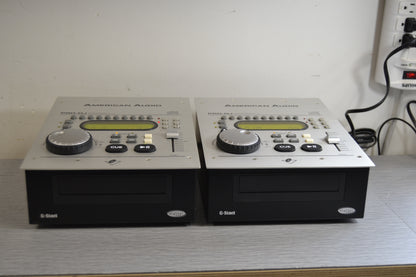 Set of 2 American Audio PRO DJ Single CD Players