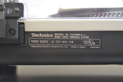 Technics SL-1200 MKII Direct Drive Turntable * Manual * Pickering DJ Cartridge