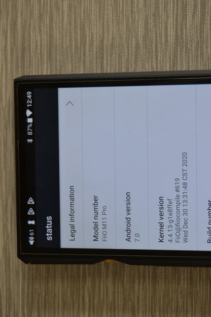 FiiO M11 Pro Portable High-Resolution Lossless Wireless Music Player * 64Gb * 500Gb Micro SD