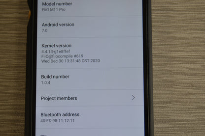 FiiO M11 Pro Portable High-Resolution Lossless Wireless Music Player * 64Gb * 500Gb Micro SD