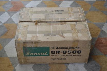 Sansui QR-6500 Stereo Quad Receiver * Owner and Service Manual * Accessories * Original Box