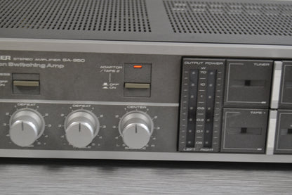 Pioneer SA-950 Stereo Integrated Amplifier * 70W RMS * 1984