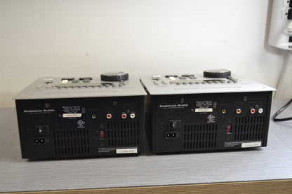 Set of 2 American Audio PRO DJ Single CD Players