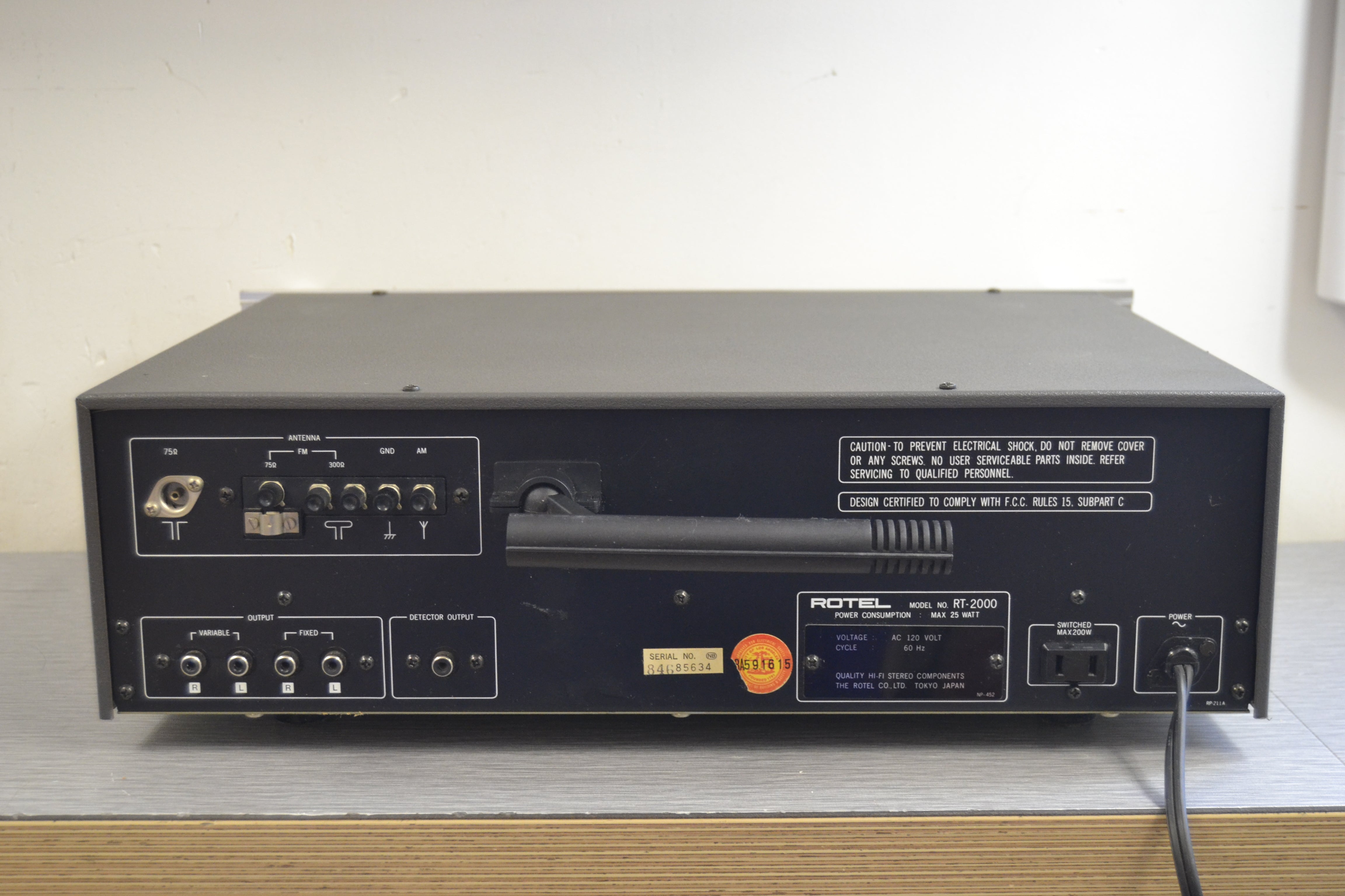 Rotel RT-2000 Stereo Tuner - 1978 – The Turntable Store