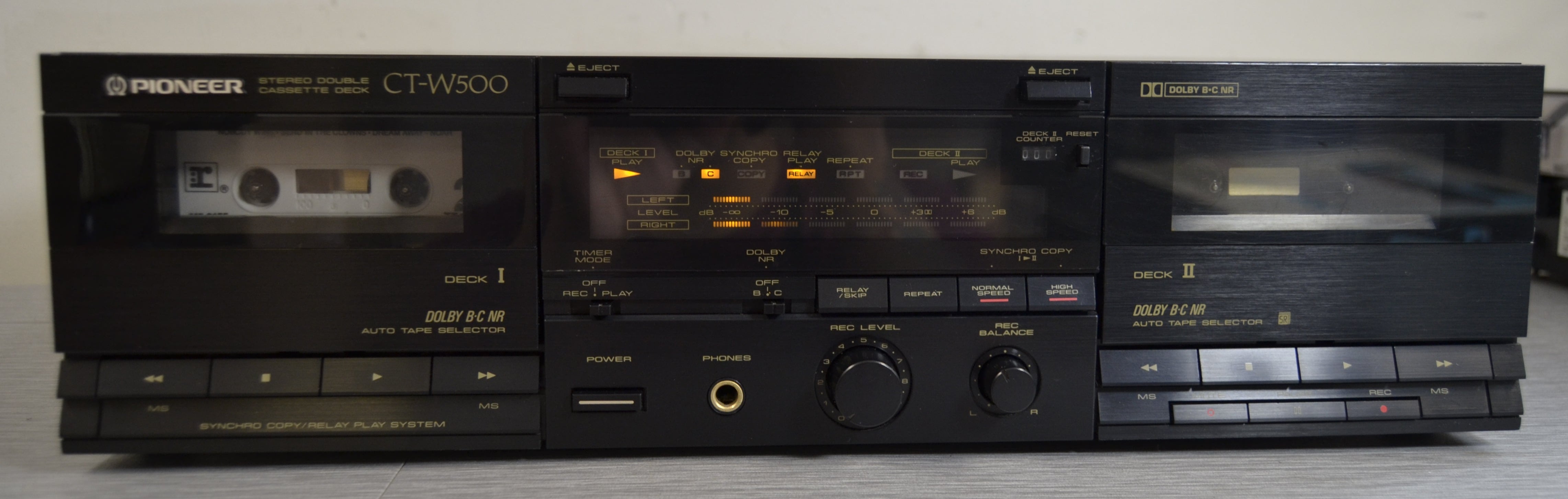Pioneer CT-W500 Double Cassette Deck – The Turntable Store