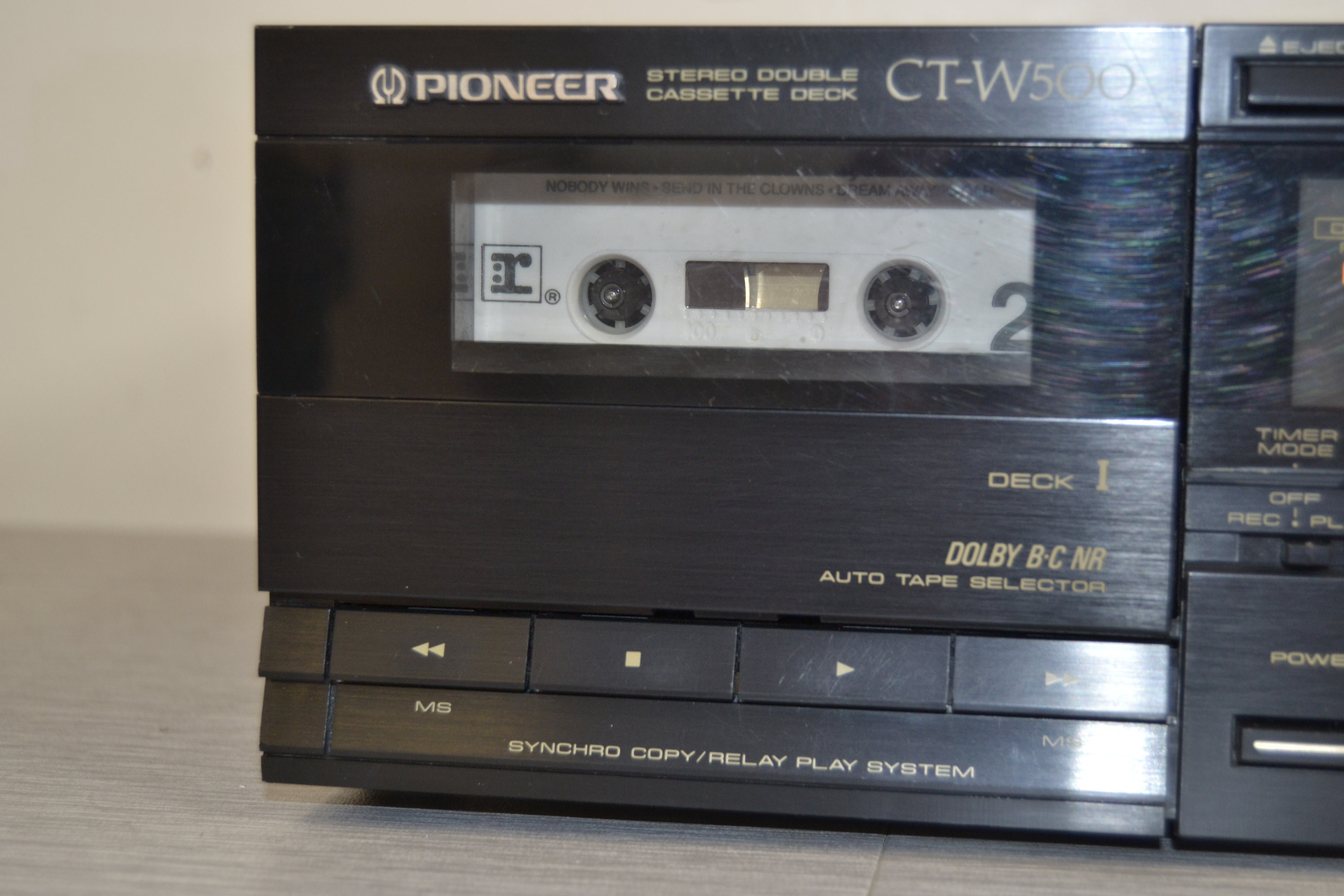 Pioneer CT-W500 Double Cassette Deck – The Turntable Store