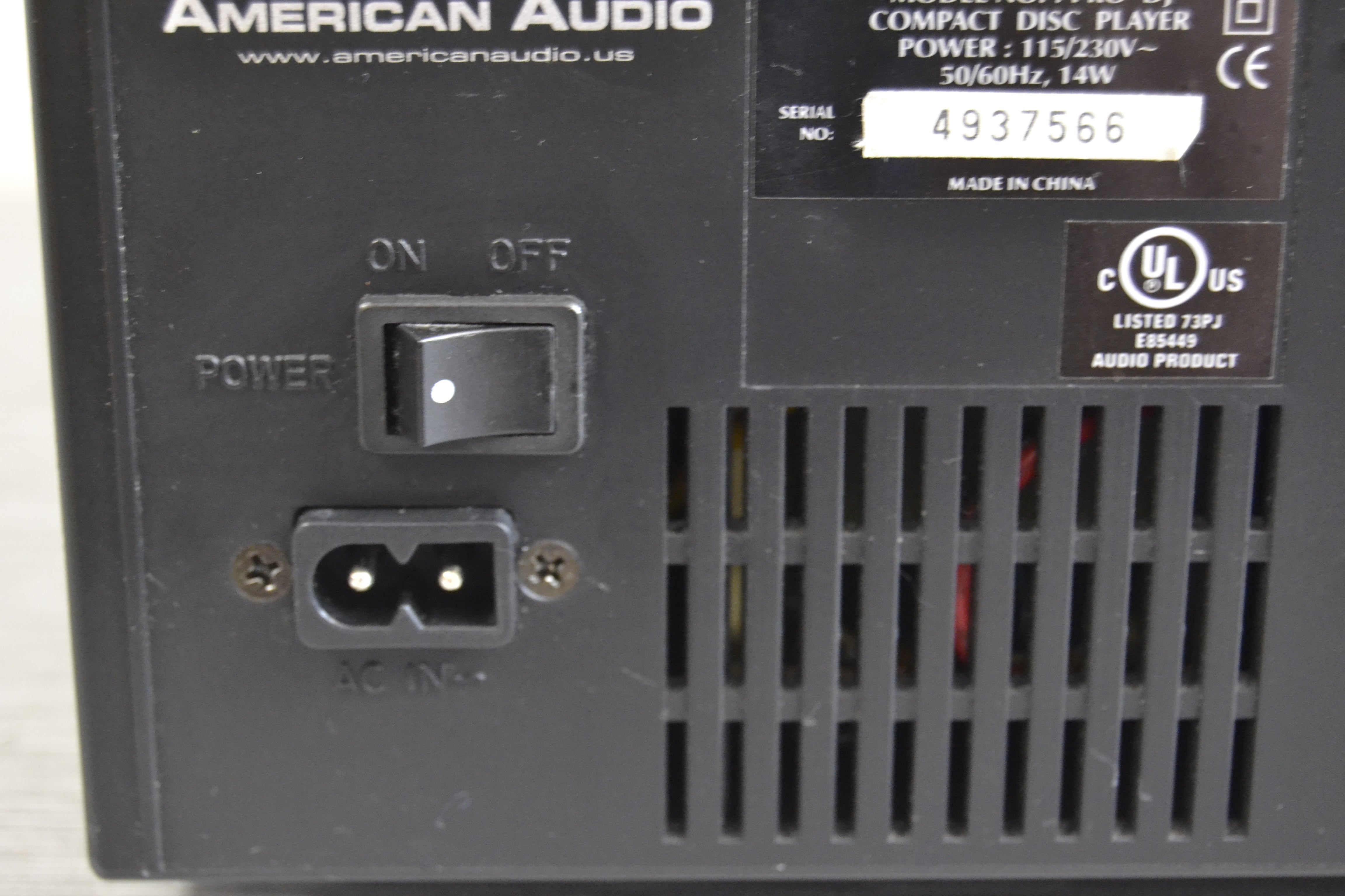 Set of 2 American Audio PRO DJ Single CD Players – The Turntable Store