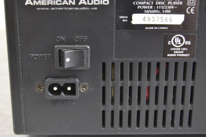 Set of 2 American Audio PRO DJ Single CD Players