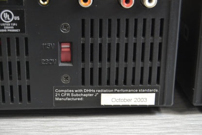 Set of 2 American Audio PRO DJ Single CD Players