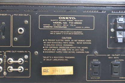 Onkyo TX-4500 Stereo Receiver * 55W RMS * 1979 * LED Upgrade