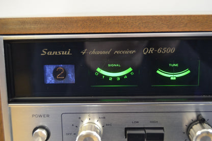 Sansui QR-6500 Stereo Quad Receiver * Owner and Service Manual * Accessories * Original Box