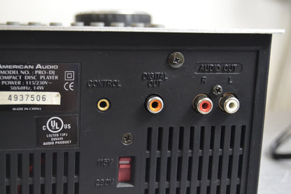 Set of 2 American Audio PRO DJ Single CD Players