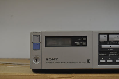 Sony SL-2000 Betamax Portable Recorder - TT-2000 Tuner * Boxes