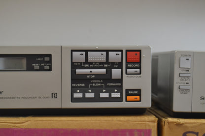 Sony SL-2000 Betamax Portable Recorder - TT-2000 Tuner * Boxes