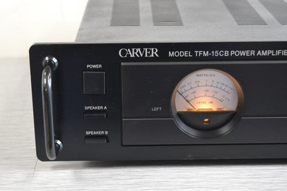 Carver TFM-15CB Stereo/Mono Power Amplifier * 100W RMS * 1990