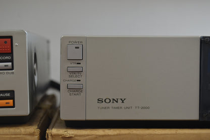 Sony SL-2000 Betamax Portable Recorder - TT-2000 Tuner * Boxes