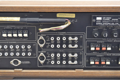 Sansui QR-6500 Stereo Quad Receiver * Owner and Service Manual * Accessories * Original Box