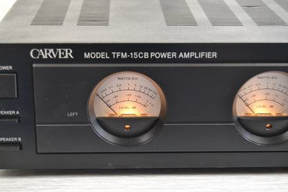 Carver TFM-15CB Stereo/Mono Power Amplifier * 100W RMS * 1990