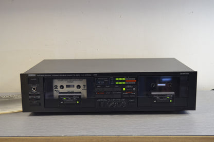 Yamaha KX-W500U Double Cassette Deck - Manual