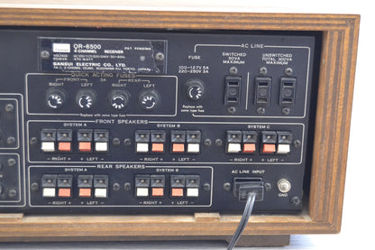 Sansui QR-6500 Stereo Quad Receiver * Owner and Service Manual * Accessories * Original Box