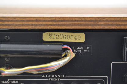 Sansui QR-6500 Stereo Quad Receiver * Owner and Service Manual * Accessories * Original Box