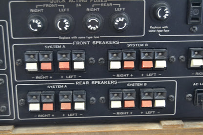 Sansui QR-6500 Stereo Quad Receiver * Owner and Service Manual * Accessories * Original Box