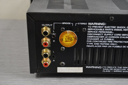 Carver TFM-15CB Stereo/Mono Power Amplifier * 100W RMS * 1990