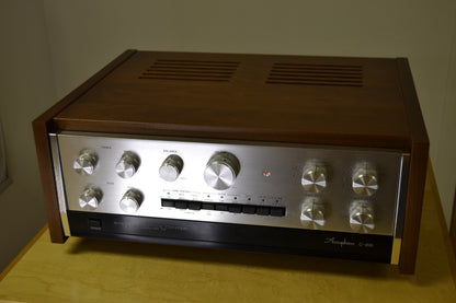 1975 Accuphase C200 Preamplifier - P300 Power Amplifier - T100 Tuner - New Hardwood Cases
