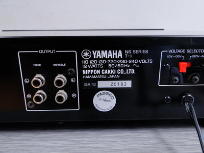 Yamaha T-1 Natural Sound Stereo Tuner (1978-81)