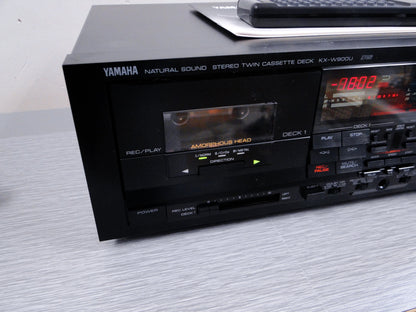 Yamaha KX-W900U Double Cassette Deck * Manual * Remote