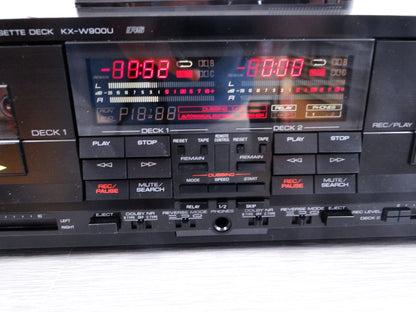 Yamaha KX-W900U Double Cassette Deck * Manual * Remote
