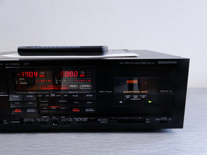 Yamaha KX-W900U Double Cassette Deck * Manual * Remote