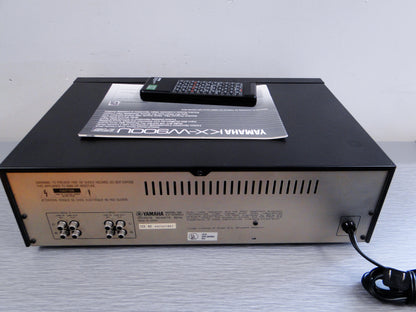 Yamaha KX-W900U Double Cassette Deck * Manual * Remote