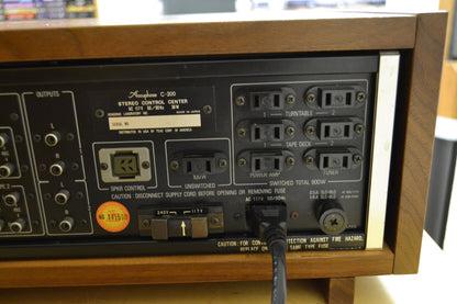 1975 Accuphase C200 Preamplifier - P300 Power Amplifier - T100 Tuner - New Hardwood Cases