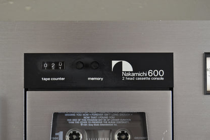 Nakamichi 600 Cassette Deck * Nakamichi Dust Cover * New Belts