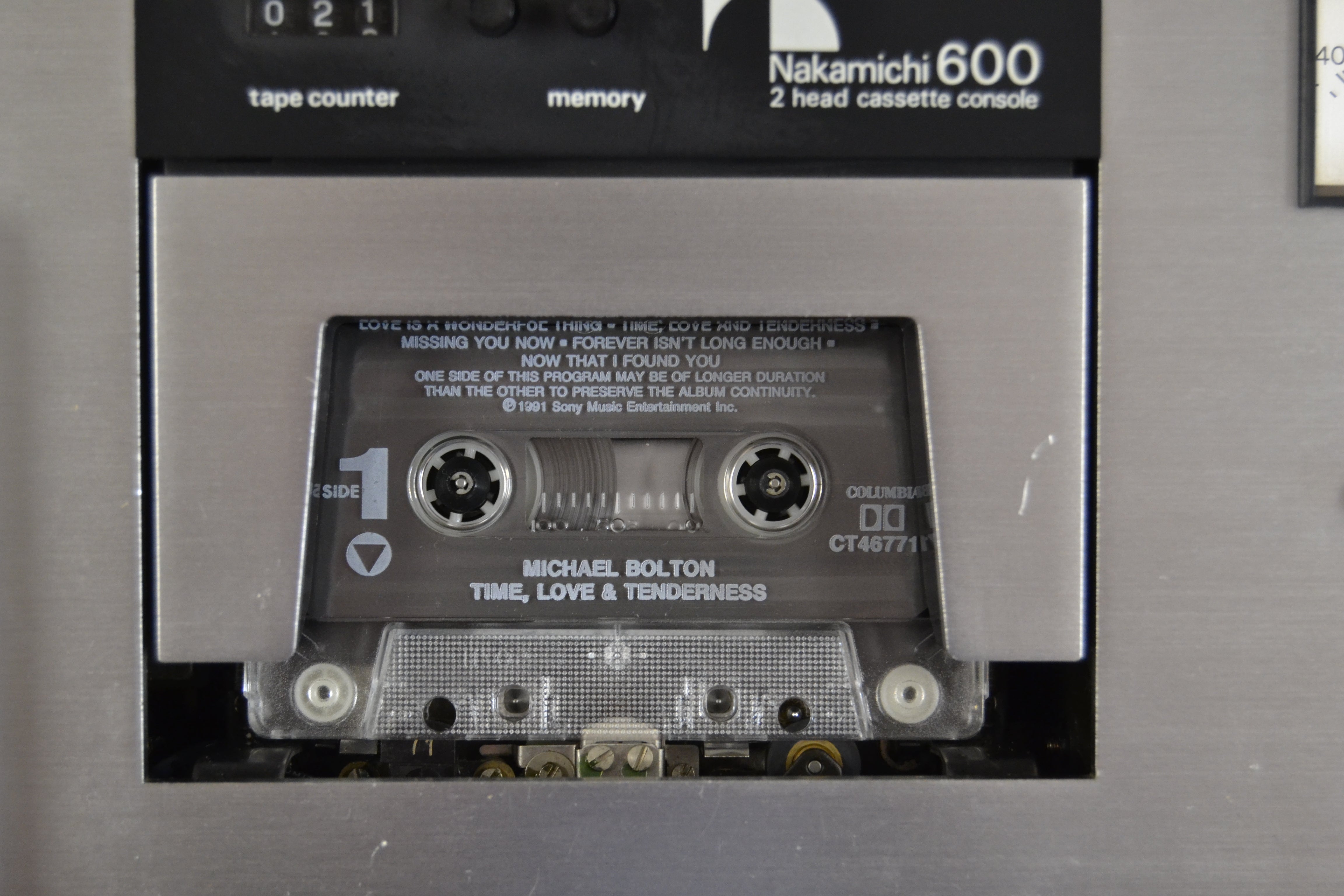 Nakamichi 600 Cassette Deck * Nakamichi Dust Cover * New Belts