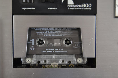 Nakamichi 600 Cassette Deck * Nakamichi Dust Cover * New Belts